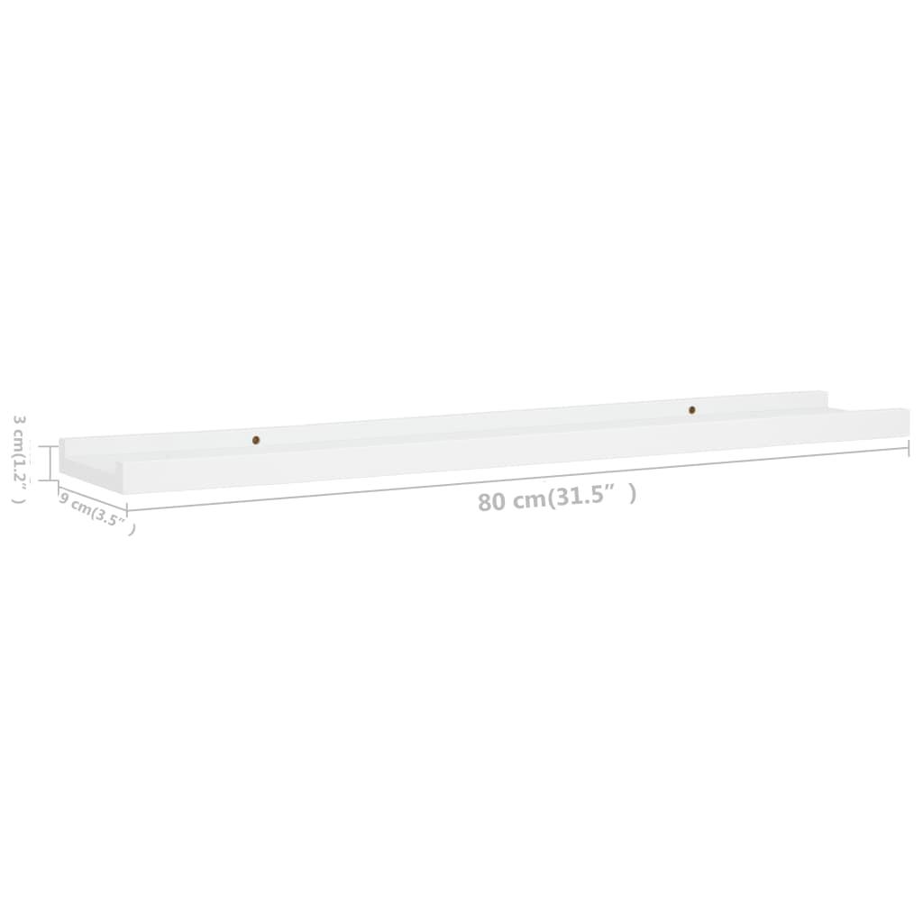 vidaXL Wall Shelves Floating Shelves Wall Mounted Display Shelves for Book