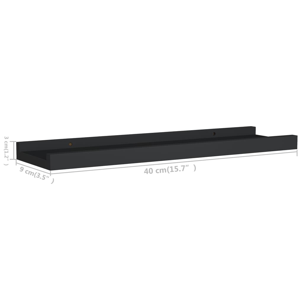 vidaXL Wall Shelves Floating Shelves Wall Mounted Display Shelves for Book