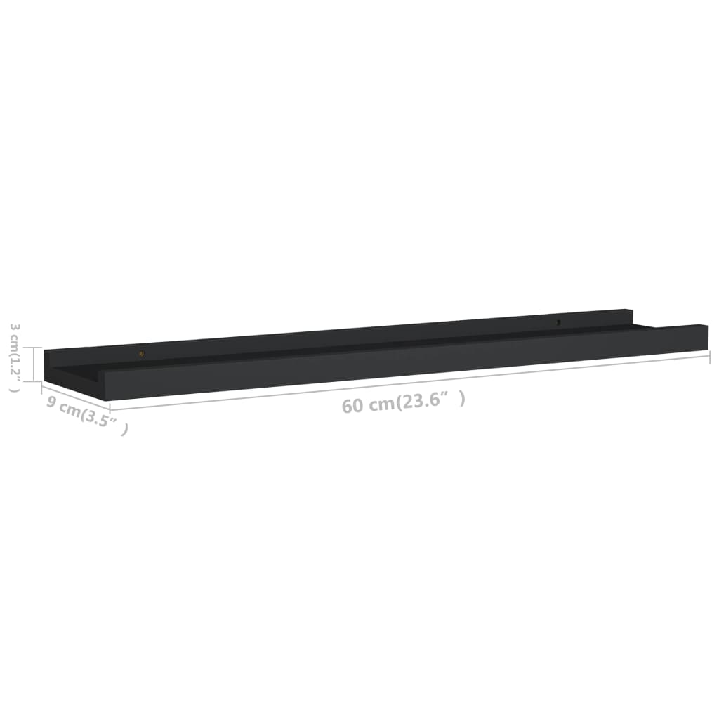 vidaXL Wall Shelves Floating Shelves Wall Mounted Display Shelves for Book