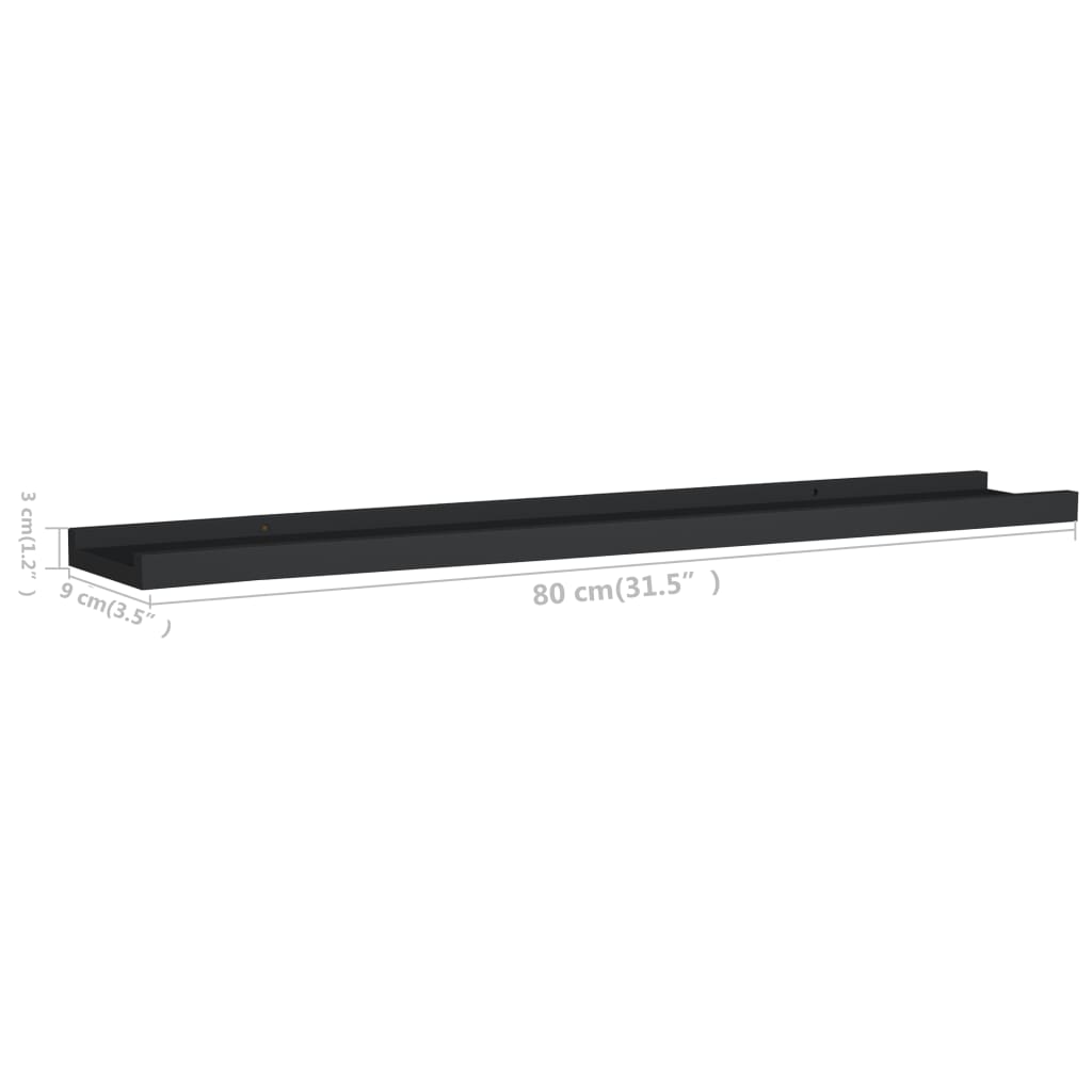 vidaXL Wall Shelves Floating Shelves Wall Mounted Display Shelves for Book