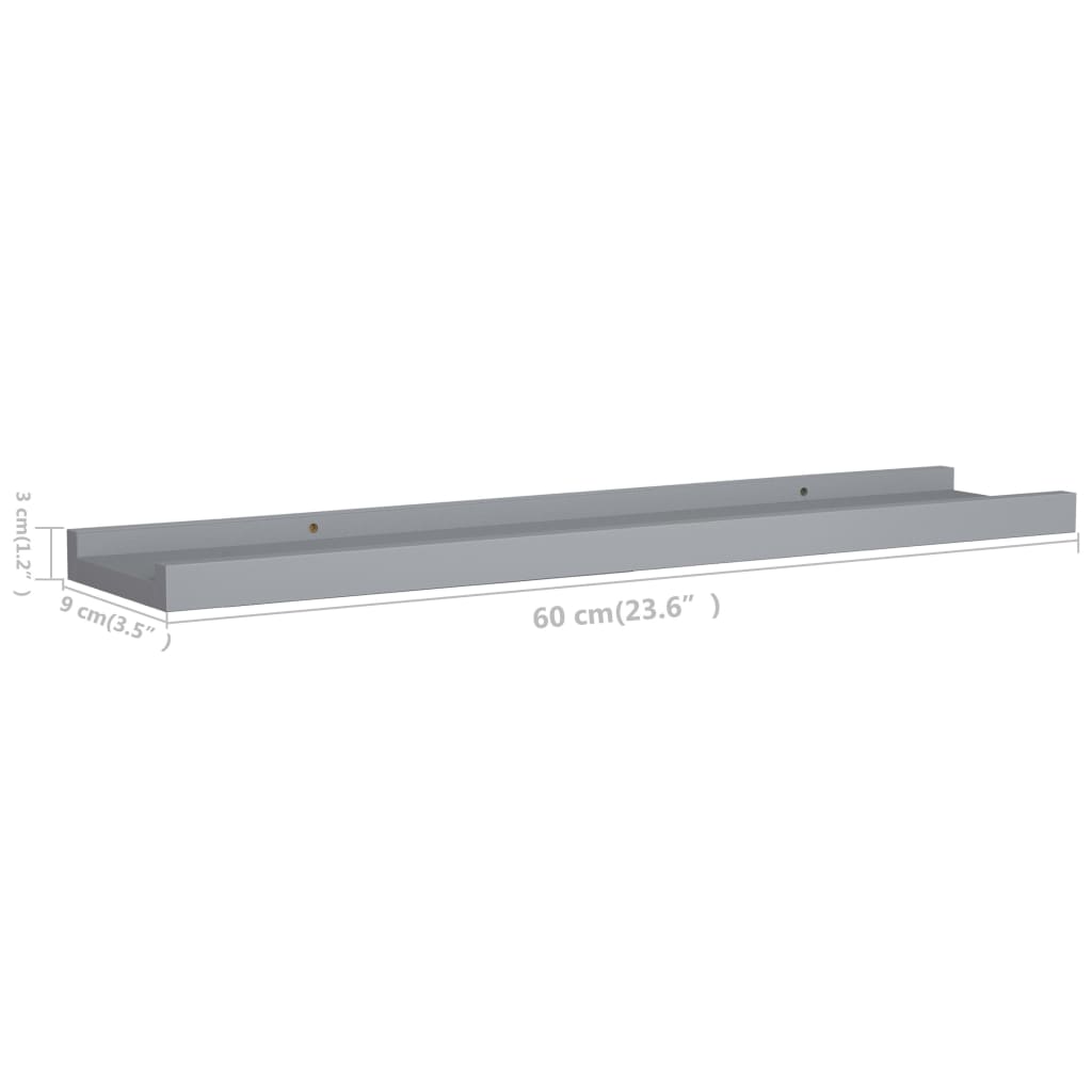 vidaXL Wall Shelves Floating Shelves Wall Mounted Display Shelves for Book
